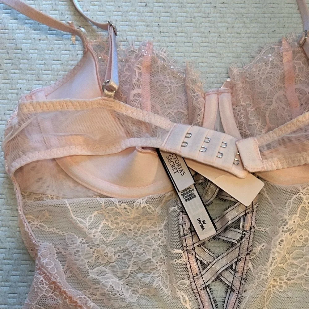 nwt victorias secret pink teddy lingerie - Picture 4 of 9